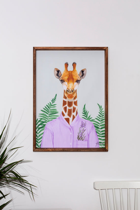 Erkek Zürafa Tablo