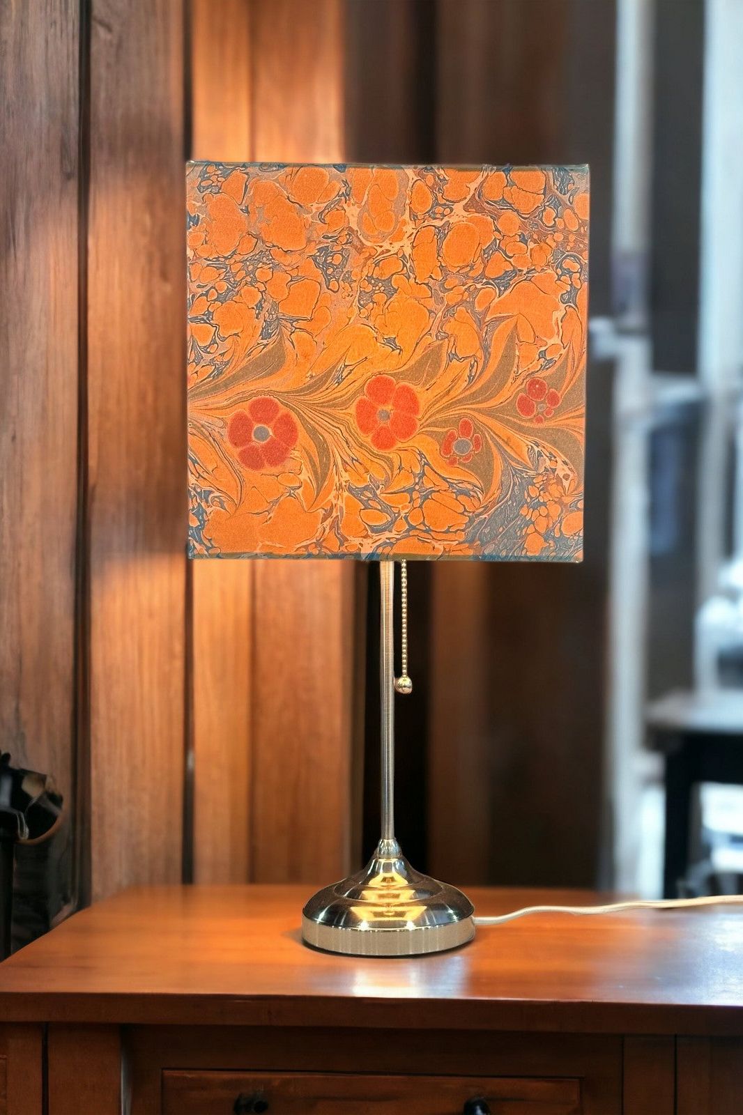 Ebru Lampshade Cube Headboard