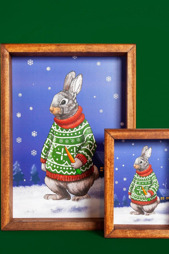 Christmas Animal Figure Frame Rabbit