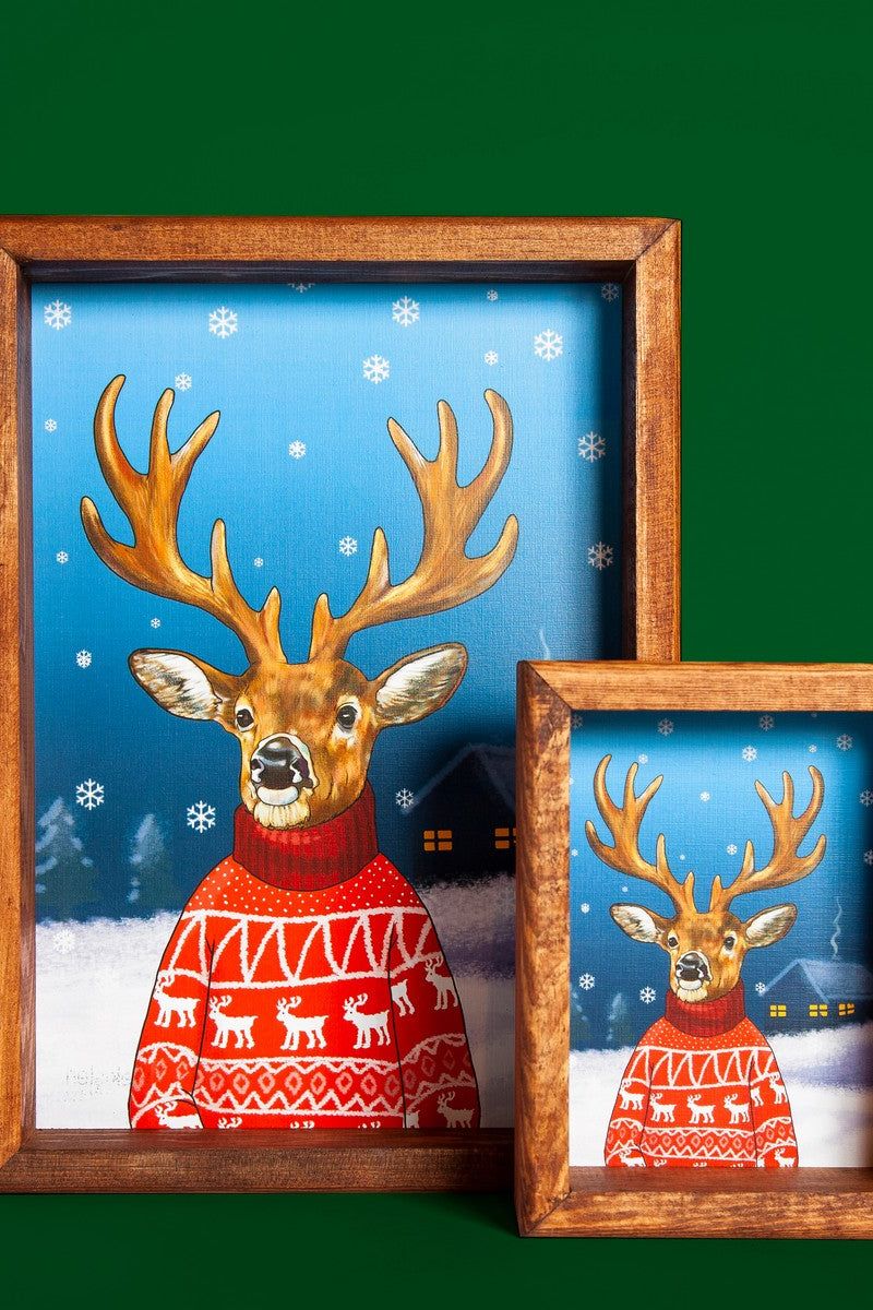 Christmas Animal Frame Deer