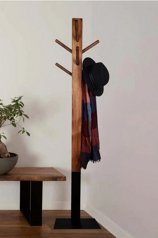Load image into Gallery viewer, Coat Rack Metal Leg Hanger

