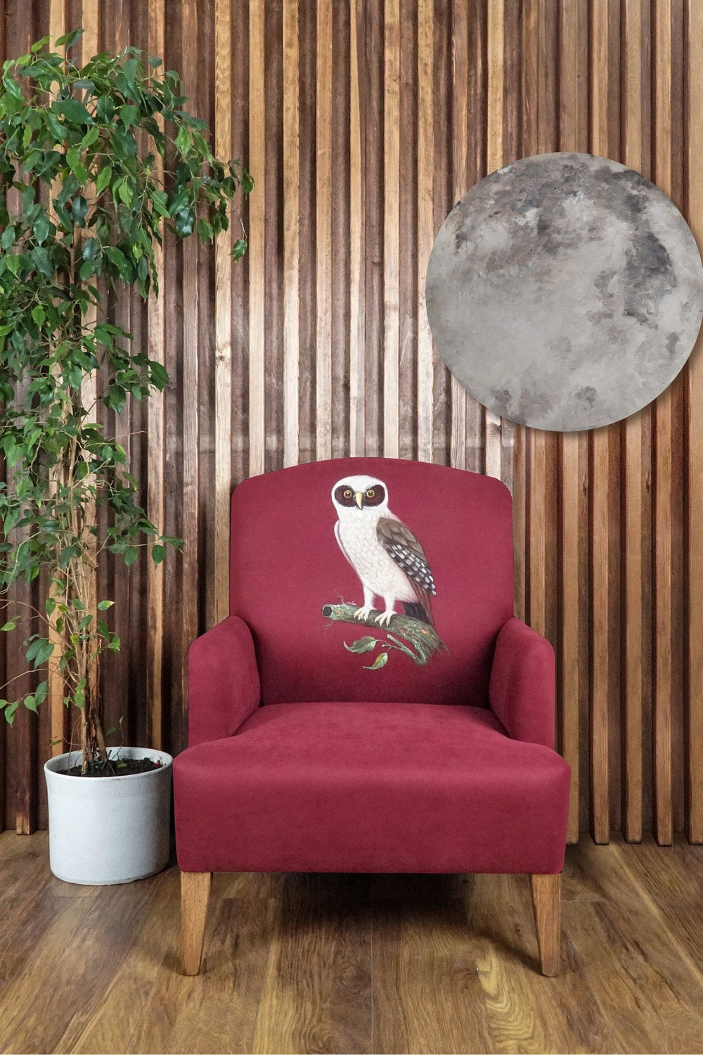 Hand Painted Bergere Owl