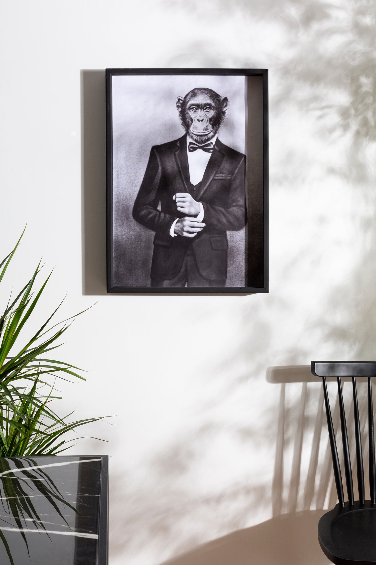 Load image into Gallery viewer, Black and White Male Monkey
