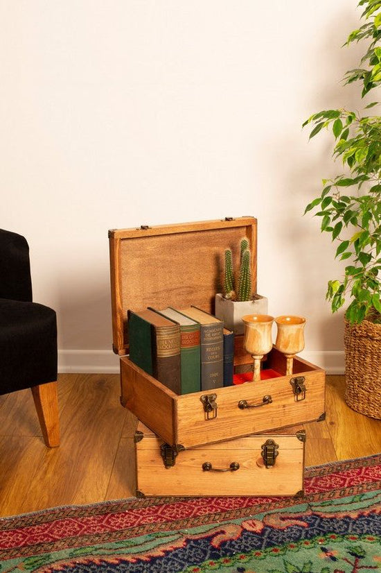 Wooden Suitcase Small