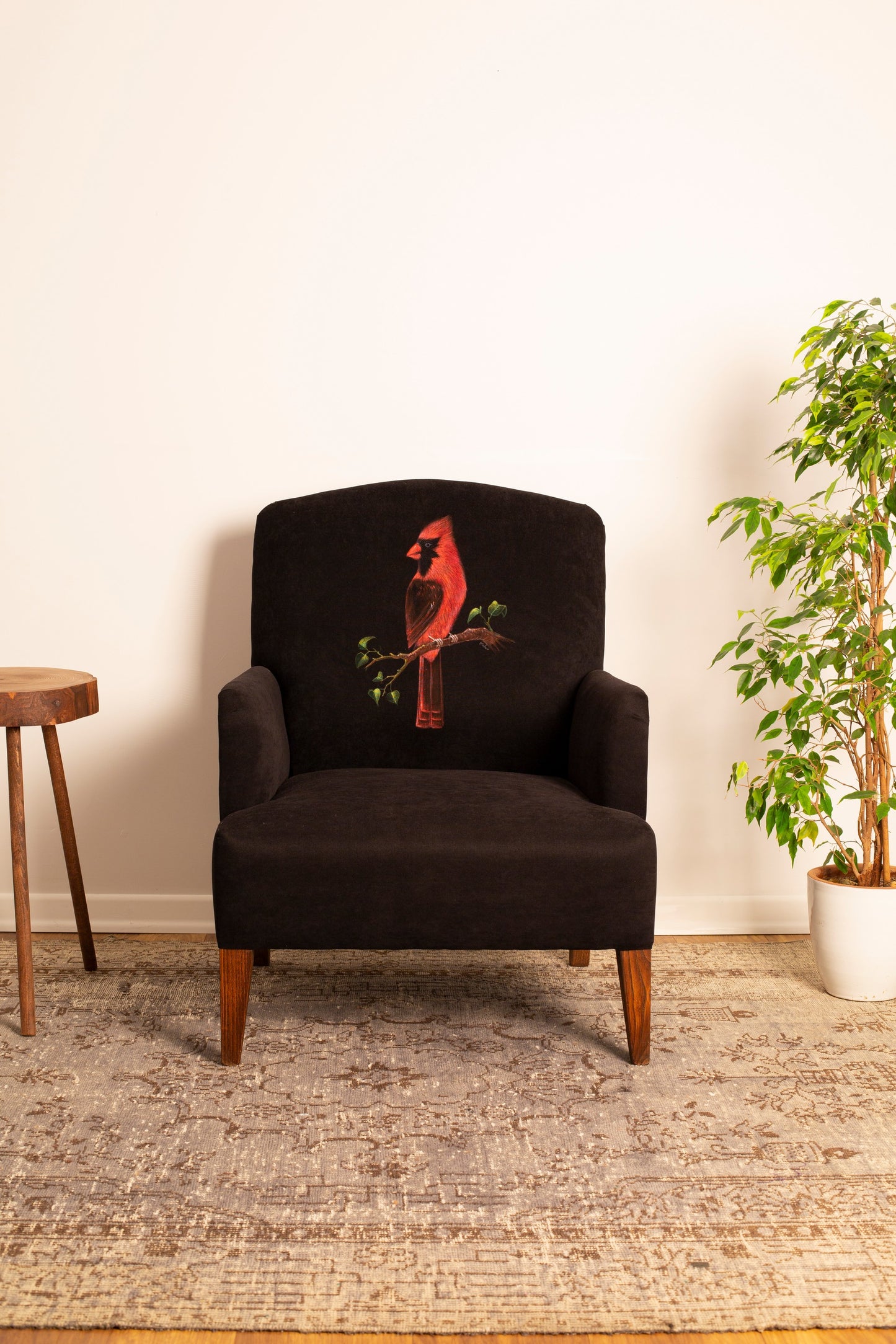 Load image into Gallery viewer, Hand Painted Bergere Cardinal

