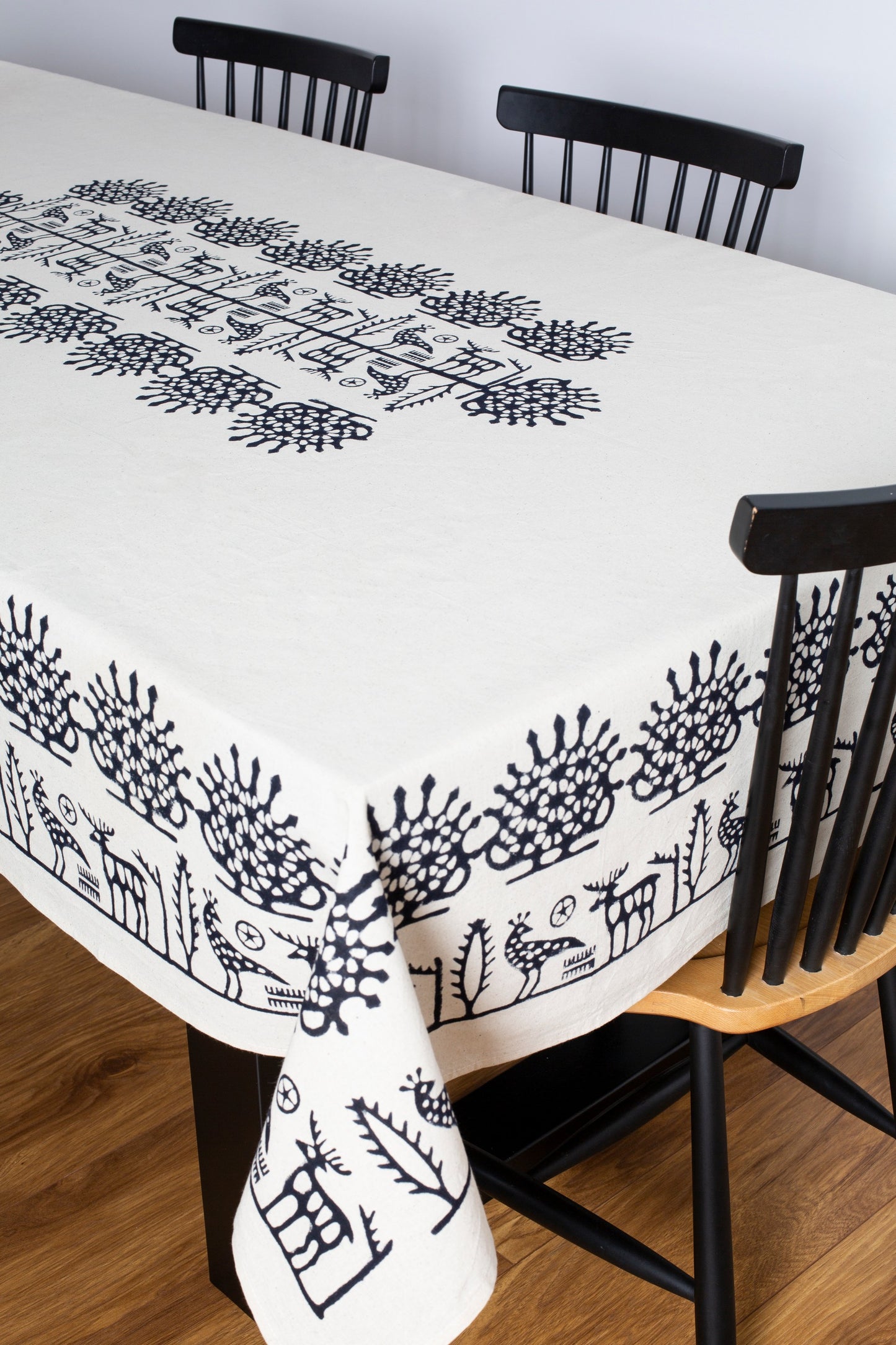 Stone Printed Table Cloth Hittite Rectangle