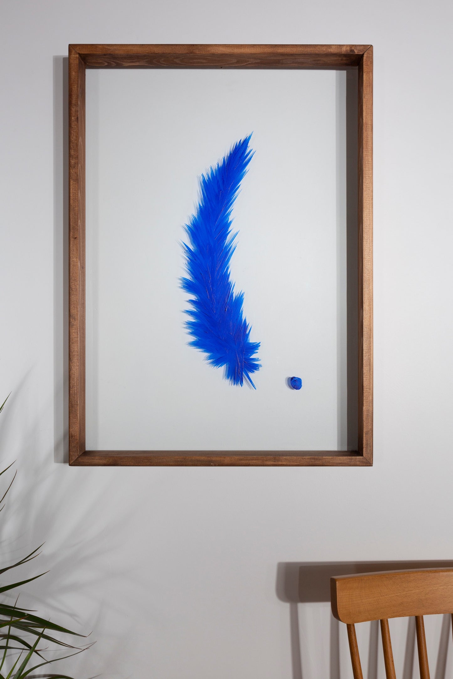 Feather Painting Blue