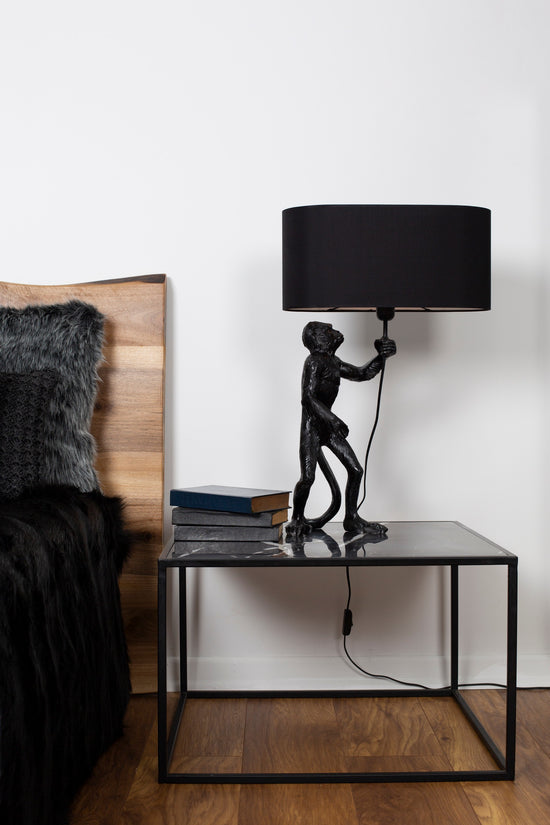 Load image into Gallery viewer, Monkey Lampshade Black
